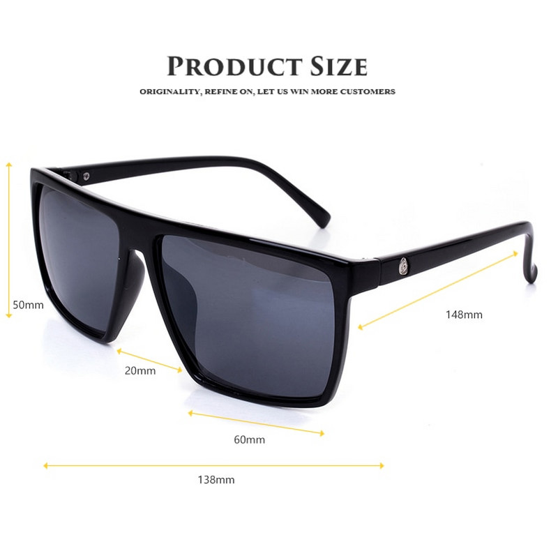 Vintage Steampunk kvadrātveida saulesbrilles vīriešiem SKULL Logo All Black Coating Saulesbrilles sievietēm Zīmols Dizaineris Retro gafas de sol