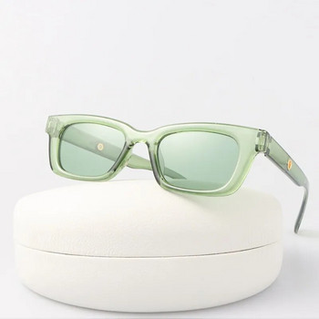 Нови квадратни слънчеви очила Мъжки маркови дизайнерски ретро слънчеви очила Мъжки модни многоцветни огледални малки рамки за пътуване Oculos De Sol