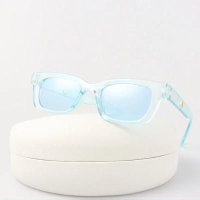 Νέα τετράγωνα γυαλιά ηλίου Man Brand Designer Vintage γυαλιά ηλίου Ανδρική μόδα Πολύχρωμος καθρέφτης Μικρός σκελετός Travel Oculos De Sol