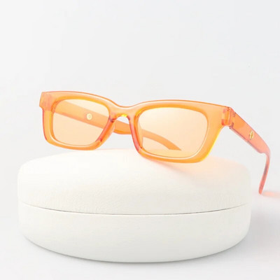 Νέα τετράγωνα γυαλιά ηλίου Man Brand Designer Vintage γυαλιά ηλίου Ανδρική μόδα Πολύχρωμος καθρέφτης Μικρός σκελετός Travel Oculos De Sol