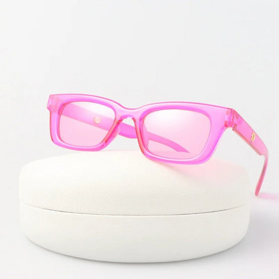 Νέα τετράγωνα γυαλιά ηλίου Man Brand Designer Vintage γυαλιά ηλίου Ανδρική μόδα Πολύχρωμος καθρέφτης Μικρός σκελετός Travel Oculos De Sol