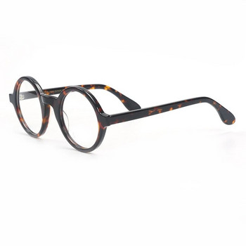 Рамка за оптични очила Мъже Жени Johnny Depp ZOLMAN Кръгли ретро очила Компютърна ацетатна рамка за очила за мъжки прозрачни лещи