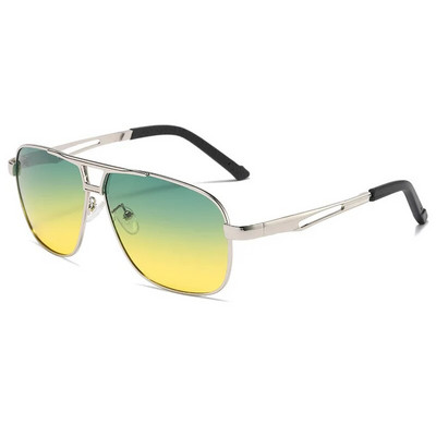 Vīriešu braukšanas hameleona brilles dienas un nakts divējāda lietojuma vīriešu krāsas maiņas lēcas nakts redzamības polarizētās fotohromās saulesbrilles