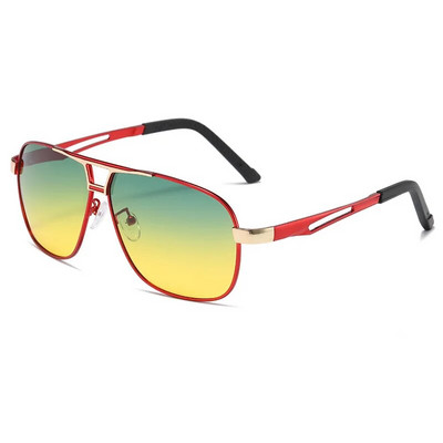 Vīriešu braukšanas hameleona brilles dienas un nakts divējāda lietojuma vīriešu krāsas maiņas lēcas nakts redzamības polarizētās fotohromās saulesbrilles