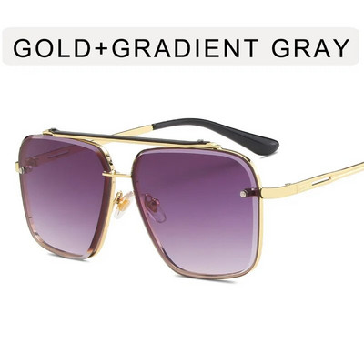 Νέα μόδα Κλασικά τετράγωνα γυαλιά ηλίου Cool men Vintage επώνυμα μεταλλικά γυαλιά ηλίου Γυναικεία αποχρώσεις UV400 Oculos De Sol