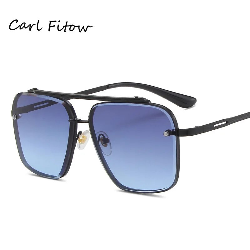 Νέα μόδα Κλασικά τετράγωνα γυαλιά ηλίου Cool men Vintage επώνυμα μεταλλικά γυαλιά ηλίου Γυναικεία αποχρώσεις UV400 Oculos De Sol