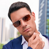 Augstas kvalitātes taisnstūra saulesbrilles sievietēm metāla rāmja brilles vintage zīmola kvadrātveida saulesbrilles vīriešiem toņos sieviešu brilles