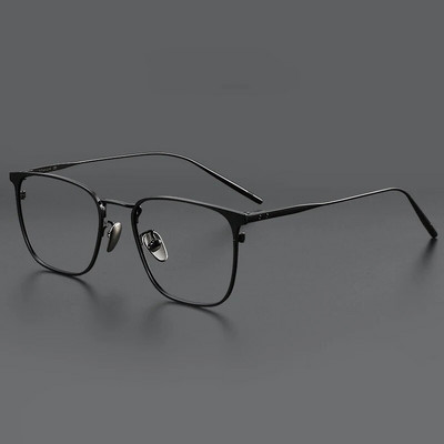 Πλαίσιο Ultra Light Pure Titanium Myopia Glasses για Ανδρικά επαγγελματικά ρετρό casual τετράγωνα γυαλιά