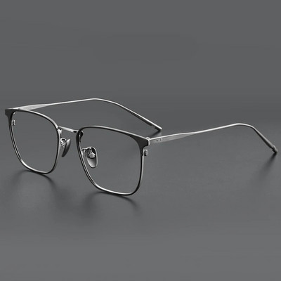 Πλαίσιο Ultra Light Pure Titanium Myopia Glasses για Ανδρικά επαγγελματικά ρετρό casual τετράγωνα γυαλιά