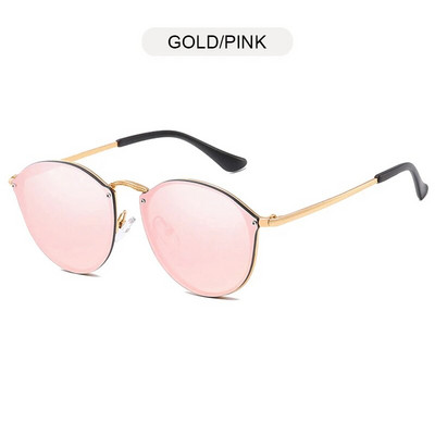 FUQIAN klasiskas apaļas saulesbrilles vīriešiem modes kaķu acs sievietēm saulesbrilles vintage metāla braukšanas vīriešu saulesbrilles melnas brilles UV400