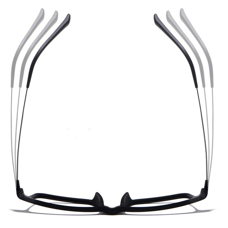 YIMARUILI īpaši vieglas, ērtas, mazas sejas brilles sievietēm kvadrātveida tīra titāna optiskā recepšu briļļu ietvars vīriešiem HR3058