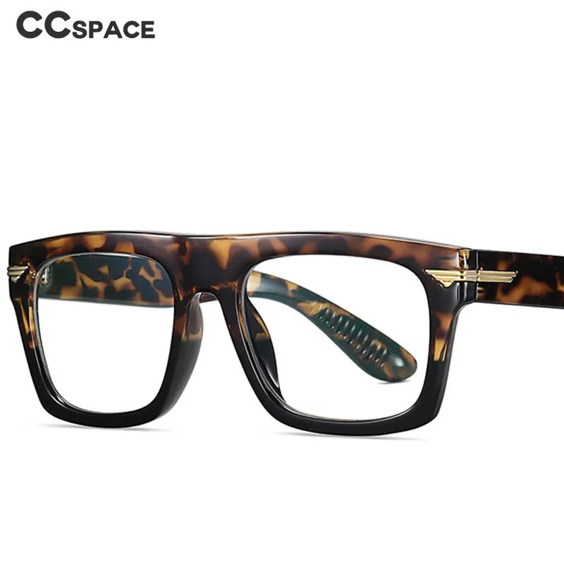 49362 Retro Square Anti Blue Brilles Rāmji Vīriešu Optiskās Modes Datorbrilles