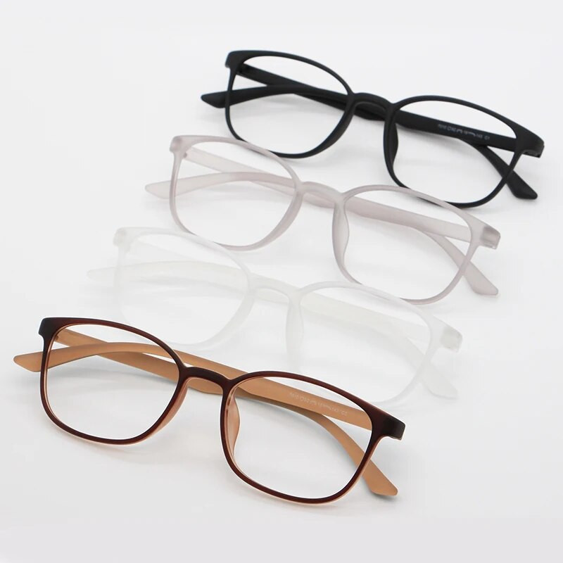 BCLEAR Taisnstūra Ultralight TR Biznesa Vīriešu Briļļu ietvars Recepšu Briļļu ietvari Sieviešu Modes Krāsu brilles ar pilnu malu