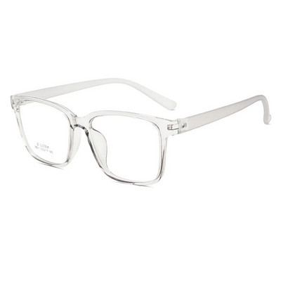 YIMARUILI Ochelari de ochi TR90, ultra-ușori, mari, fără șuruburi, pentru femei, pătrați, retro, cu față mare, cu ramă optică de prescripție pentru ochelari, bărbați
