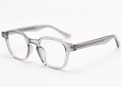 Ochelari pătrați din acetat Kachawoo, cadru pentru bărbați, ochelari optici gri transparenți pentru femei, lentile clare TR90 coreeană de înaltă calitate