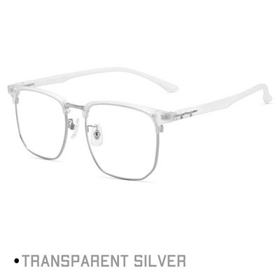 Rame de ochelari Gmei din aliaj optic de modă TR90 pentru bărbați, rame, retro, pătrate, ultraușoare, pentru ochelari cu prescripție TM11