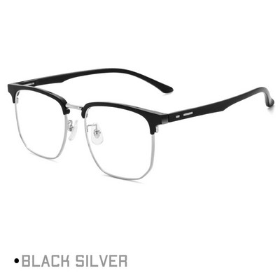 Rame de ochelari Gmei din aliaj optic de modă TR90 pentru bărbați, rame, retro, pătrate, ultraușoare, pentru ochelari cu prescripție TM11