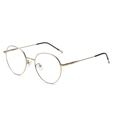 Ochelari rotunzi ultraușori din titan pur Ochelari de vedere retro de lux pentru bărbați, complet clasici, ovali, optici, prescripți, TA004