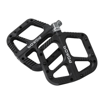 BOWOD īpaši vieglie neslīdoši neilona velosipēdu pedāļi ūdensizturīgi kalnu velosipēda pedāļi MTB noslēgts gultnis CNC sakausējuma riteņbraukšanas piederumi