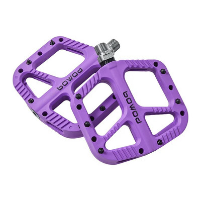 BOWOD īpaši vieglie neslīdoši neilona velosipēdu pedāļi ūdensizturīgi kalnu velosipēda pedāļi MTB noslēgts gultnis CNC sakausējuma riteņbraukšanas piederumi