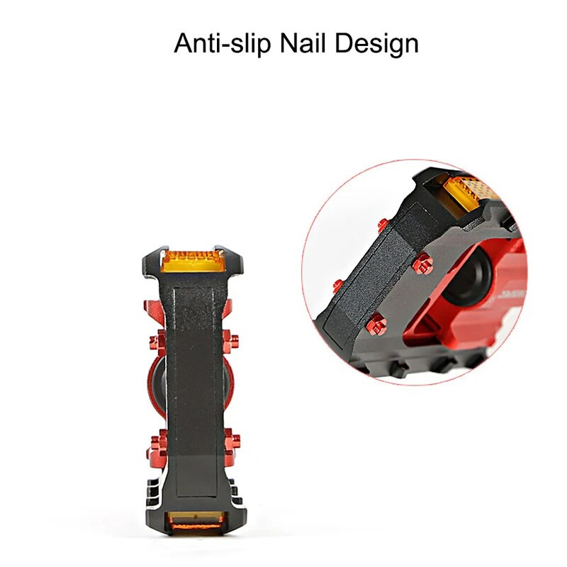 Πτυσσόμενα πεντάλ ποδηλάτου Πτυσσόμενο πεντάλ MTB Road Bike Road Bike Anti-Slid Reflective Sealed Bearing Cr-Mo Universal Pedals 9/16