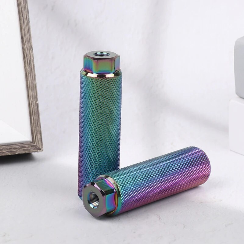 1 τμχ Πόδι μανταλάκι από κράμα αλουμινίου για ποδήλατο 3/8`` Άξονας πόδι-μοχλός λαβής κυλίνδρου Αντιολισθητικός άξονας Πόδι μανταλάκια Αξεσουάρ ποδηλάτου