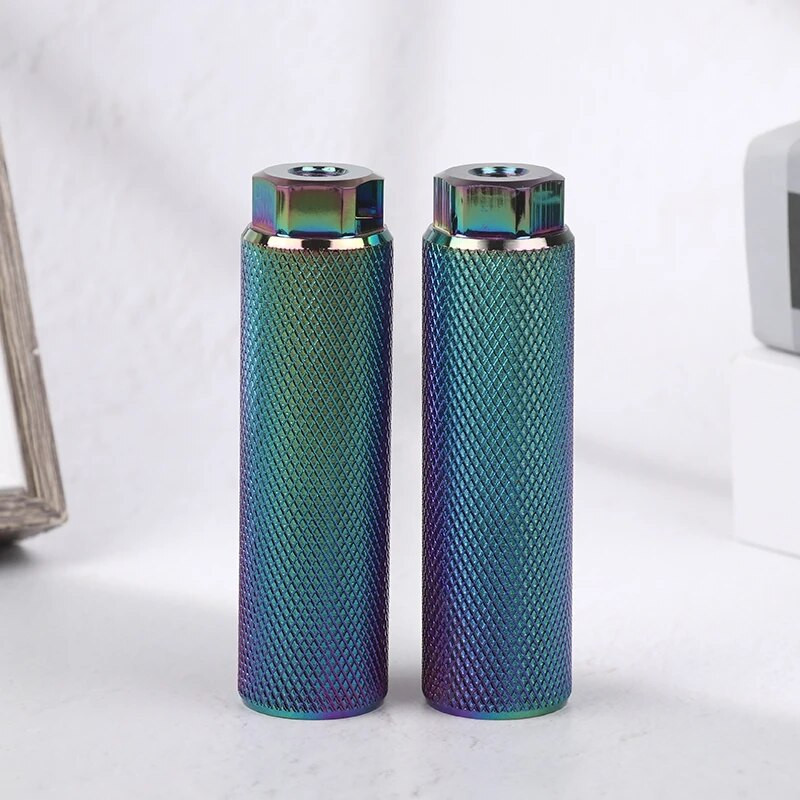 1 τμχ Πόδι μανταλάκι από κράμα αλουμινίου για ποδήλατο 3/8`` Άξονας πόδι-μοχλός λαβής κυλίνδρου Αντιολισθητικός άξονας Πόδι μανταλάκια Αξεσουάρ ποδηλάτου