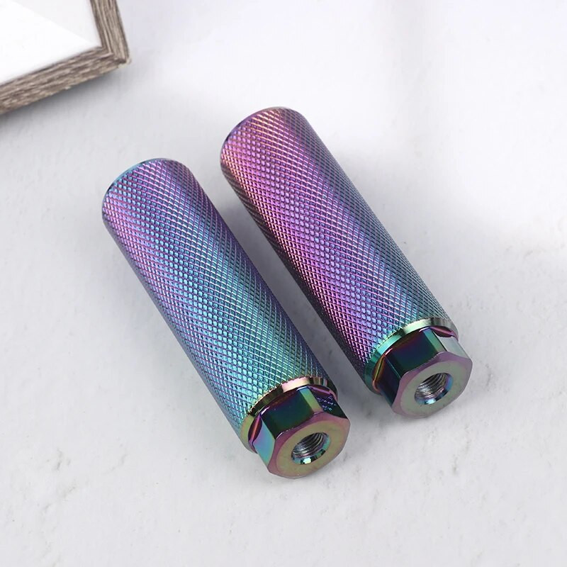 1 τμχ Πόδι μανταλάκι από κράμα αλουμινίου για ποδήλατο 3/8`` Άξονας πόδι-μοχλός λαβής κυλίνδρου Αντιολισθητικός άξονας Πόδι μανταλάκια Αξεσουάρ ποδηλάτου