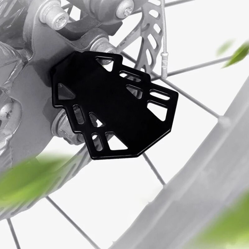 2 vnt. Patvarus MTB galinės sėdynės pėdų atrama, pritvirtinta ant galinio rato dviračio pedalai sulankstoma kojelė dviračių važiavimo priedai Dviračio pėdos pedalas