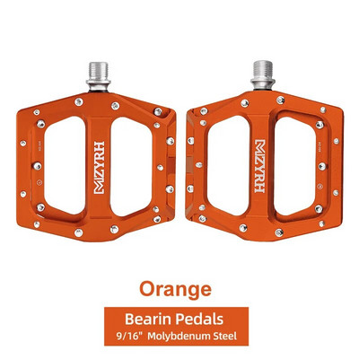 Jauni kalnu velosipēda pedāļi MTB pedāļa alumīnija velosipēda platplatformas plakanie pedāļi 9/16 collu velosipēdu pedāļi ar noslēgtu gultni