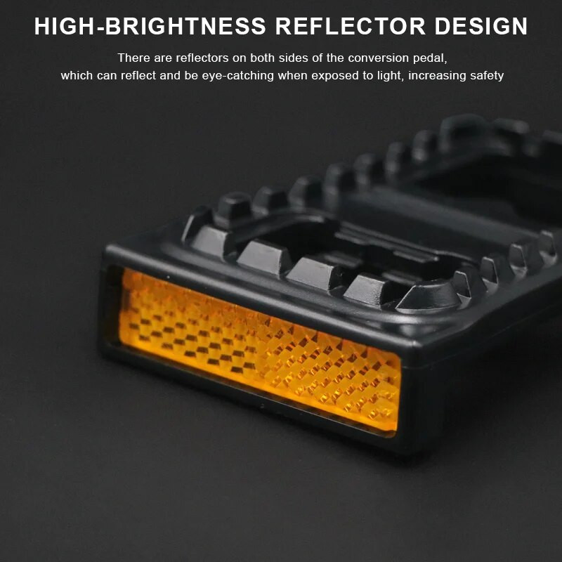 Velosipēda pedāļa skavas Plakanais adapteris PD-22 Pašbloķējošs pedāļa plakanās plāksnes pārveidošanas ierīce M520 M540 M780 M980 bezskavām MTB pedāļiem