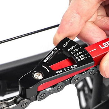 MTB Велосипедна верига Индикатор за износване Инструмент Комплекти за проверка на вериги Многофункционални вериги Измерване на габарит за планински шосеен велосипед