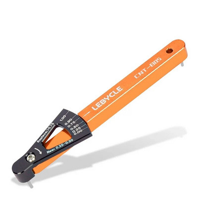 MTB velosipēda ķēžu nodiluma indikatora rīku ķēžu pārbaudītāja komplekti Daudzfunkcionālas ķēdes mērierīces mērīšana kalnu šosejas velosipēdam