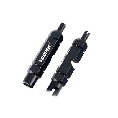 1/2gab velosipēda riepas sprauslas uzgriežņu atslēgas vārsta serdes demontāžas instrumenti ar dubultgalvu pārnēsājams demontāžas uzgriežņu atslēgas velosipēda remonta rīks