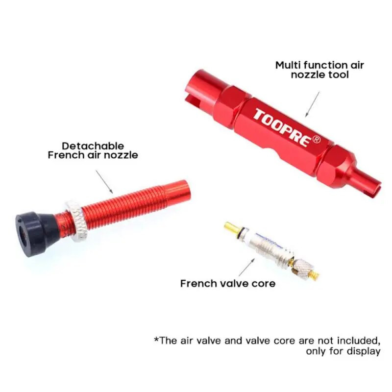 1/2gab velosipēda riepas sprauslas uzgriežņu atslēgas vārsta serdes demontāžas instrumenti ar dubultgalvu pārnēsājams demontāžas uzgriežņu atslēgas velosipēda remonta rīks