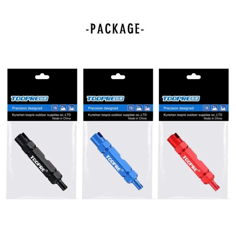 1/2gab velosipēda riepas sprauslas uzgriežņu atslēgas vārsta serdes demontāžas instrumenti ar dubultgalvu pārnēsājams demontāžas uzgriežņu atslēgas velosipēda remonta rīks