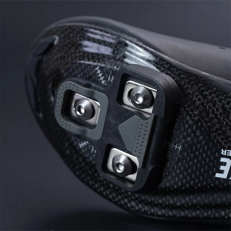 Riteņbraukšanas pedāļa fiksatori priekš LOOK KEO pedāļa īpaši vieglie neslīdošie šosejas velosipēdistu apavi.