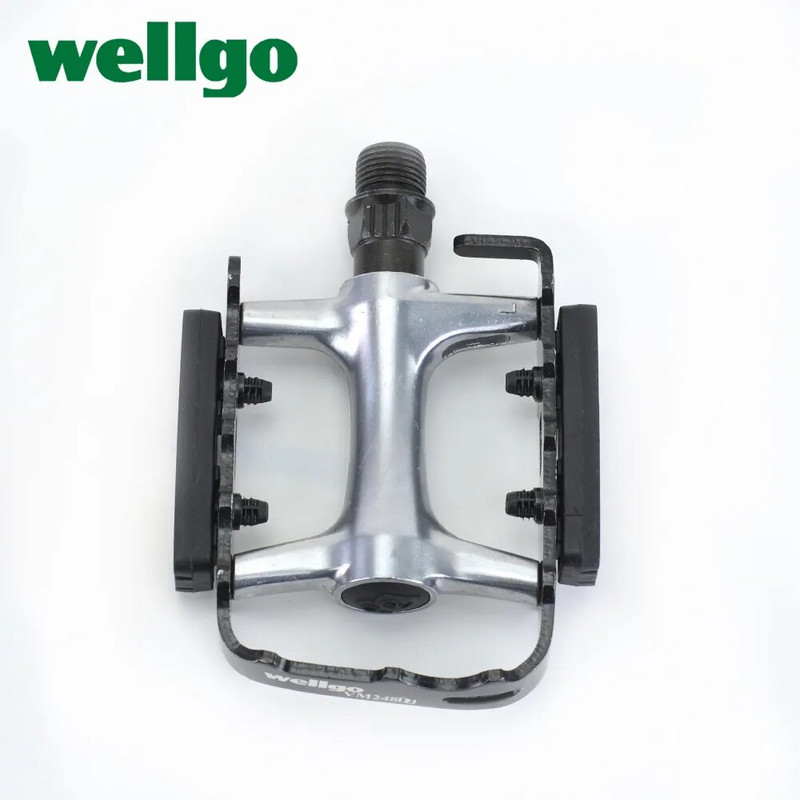 Wellgo M248DU Υπερελαφρύ κράμα αλουμινίου MTB Bike Road Bicycle DU Ρουλεμάν από βόριο Ατσάλι Πεντάλ ποδηλάτου ποδηλάτου