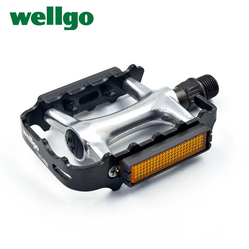 Wellgo M248DU Υπερελαφρύ κράμα αλουμινίου MTB Bike Road Bicycle DU Ρουλεμάν από βόριο Ατσάλι Πεντάλ ποδηλάτου ποδηλάτου