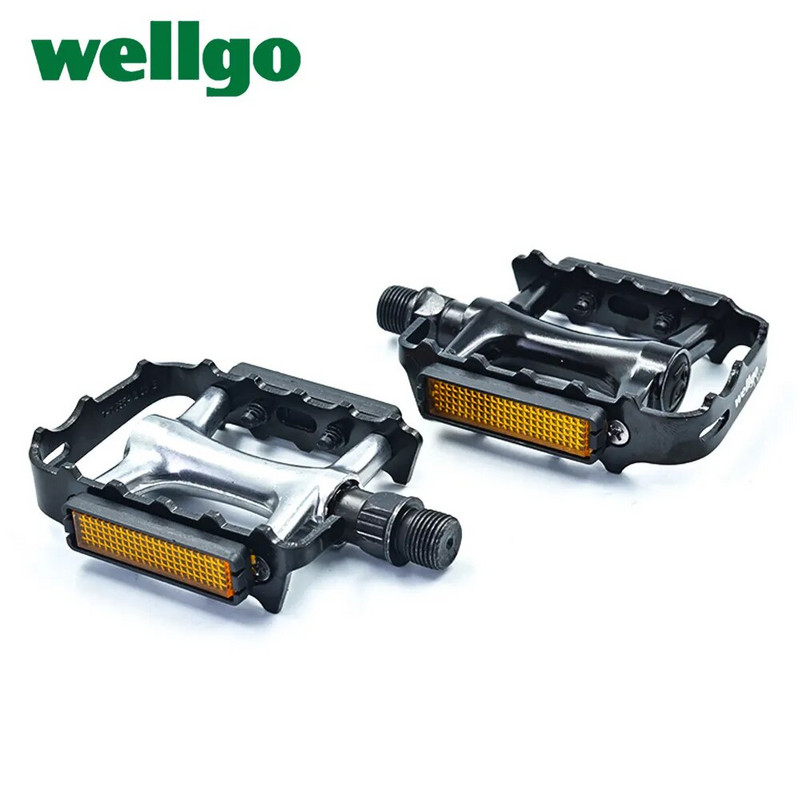 Wellgo M248DU Υπερελαφρύ κράμα αλουμινίου MTB Bike Road Bicycle DU Ρουλεμάν από βόριο Ατσάλι Πεντάλ ποδηλάτου ποδηλάτου