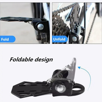 1 чифт заден педал за велосипед MTB Сгъваеми поставки за крака Аксесоари за велосипед Колче за крака