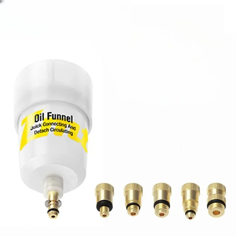 Jalgratta hüdraulilise ketaspiduri mineraalõli õhutuskomplekti tööriistad MTB maanteeratta õliõhutusadapterite täitmiseks