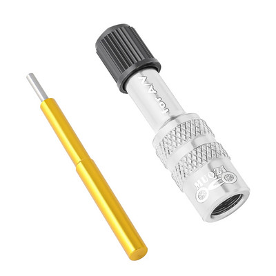 Gaisa dakšu sašaurināms vārsta adapteris Pārveidojiet Presta par Schrader šosejas velosipēda Iate riepām, izmantojot standarta sūkņa gaisa kompresoru Jauns