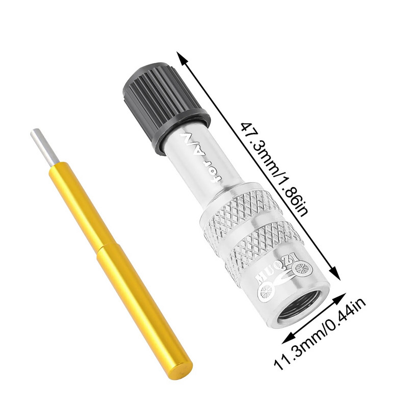 Gaisa dakšu sašaurināms vārsta adapteris Pārveidojiet Presta par Schrader šosejas velosipēda Iate riepām, izmantojot standarta sūkņa gaisa kompresoru Jauns