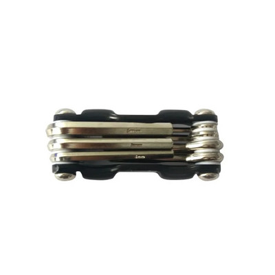 Viegls pārnēsājams 7 vienā kalnu velosipēdu riteņbraukšanas vairāku remonta rīku komplekts Velosipēdu remonta komplekts Spieķu sešstūra sešstūra uzgriežņu atslēgas skrūvgrieži