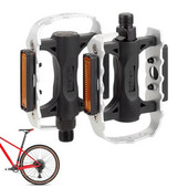 Lamedad jalgrattapedaalid Laiendatud maastikuratta pedaalid Maastikuratta pedaalid eemaldatavate helkurribade ja libisemisvastaste naeltega