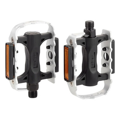 Lamedad jalgrattapedaalid Laiendatud maastikuratta pedaalid Maastikuratta pedaalid eemaldatavate helkurribade ja libisemisvastaste naeltega