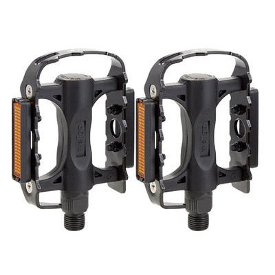 Lamedad jalgrattapedaalid Laiendatud maastikuratta pedaalid Maastikuratta pedaalid eemaldatavate helkurribade ja libisemisvastaste naeltega