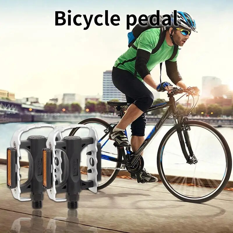 Lamedad jalgrattapedaalid Laiendatud maastikuratta pedaalid Maastikuratta pedaalid eemaldatavate helkurribade ja libisemisvastaste naeltega