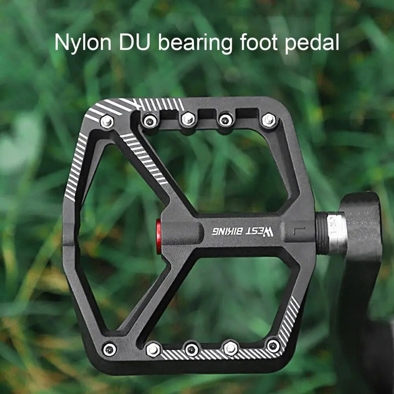 1 pāris praktisks paplašināts protektors, viegls pretkorozijas MTB velosipēda gultņu pedāļi Velosipēdu detaļu piederumi